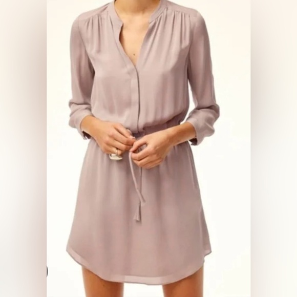 Babaton Bennett Silk tie waist dress fully lined - Picture 11 of 11